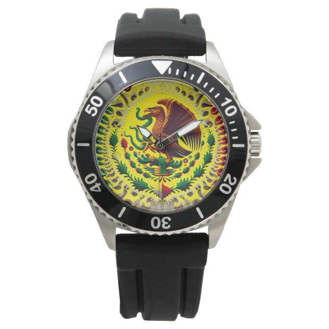 Reloj De Pulsera México en Abstractia (Anverso)
