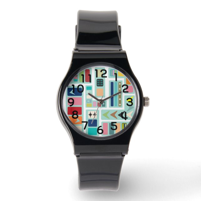 Reloj De Pulsera Mezcla moderna de mediados de siglo (Anverso)