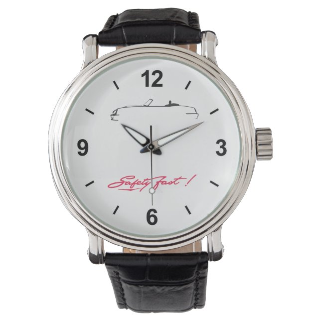 Reloj De Pulsera MG RV8 Armbanduhr mit Leder (Anverso)