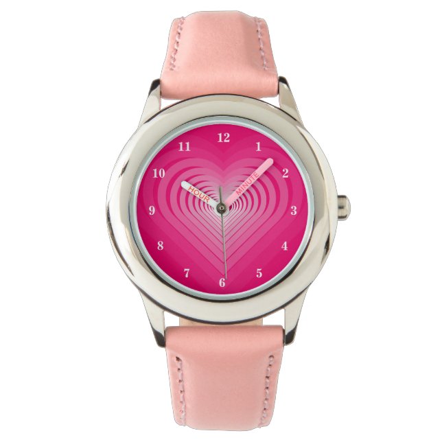 Reloj De Pulsera Mi amor rosado (Anverso)