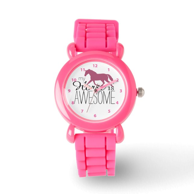 Reloj De Pulsera Mi caballo es un ecuestre maravilloso (Anverso)