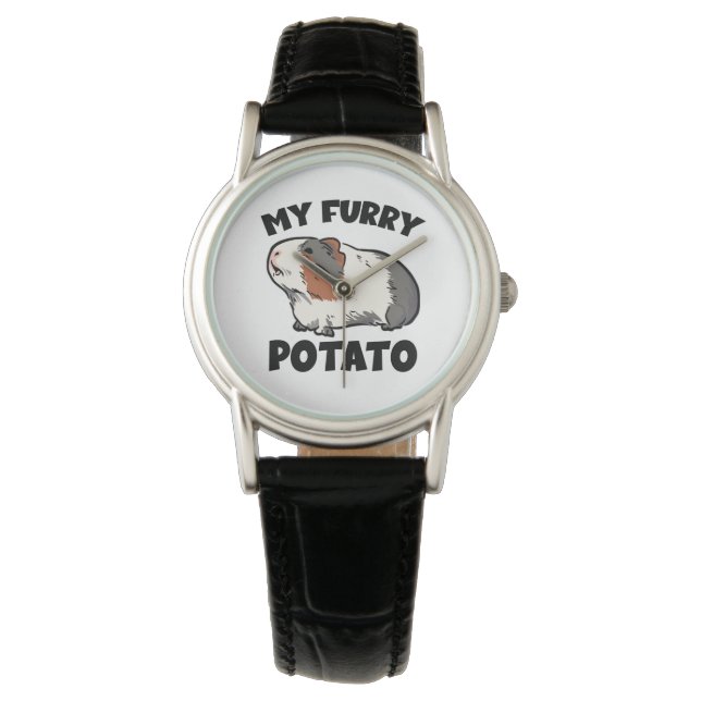 Reloj De Pulsera Mi conejillo de indias de patata peluda (Anverso)
