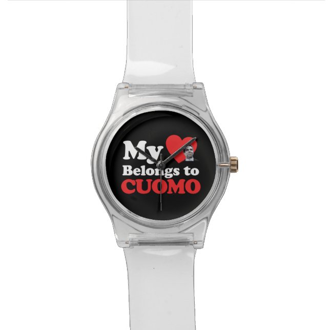 Reloj De Pulsera Mi corazón pertenece a Cuomo (De cerca)