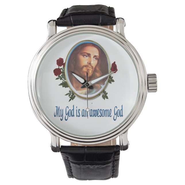 Reloj De Pulsera Mi Dios es un Dios increíble. (Anverso)