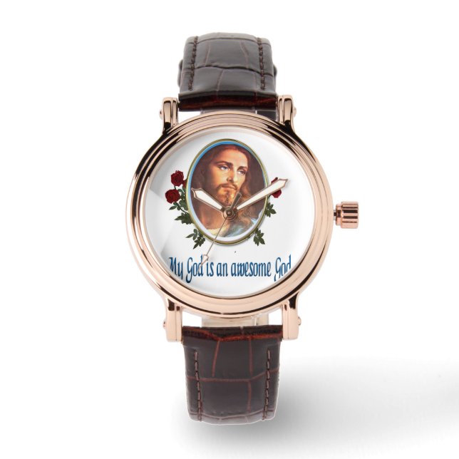 Reloj De Pulsera Mi Dios es un Dios increíble. (Anverso)