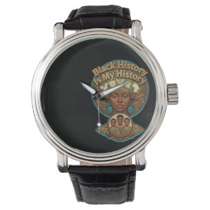 Reloj De Pulsera Mi historia es el legado africano historia negra