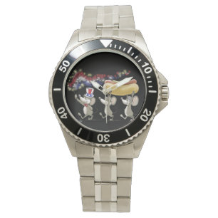 Reloj De Pulsera Mic, Mac & Moe's 4th Of July Night Watch