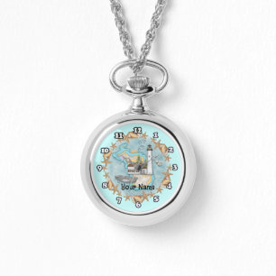 Reloj De Pulsera Michigan Shells Lighthouse watch