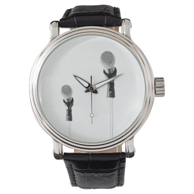 Reloj De Pulsera Micrófono (Anverso)