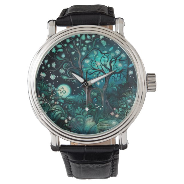 Reloj De Pulsera Midnight Forest Watch (Anverso)