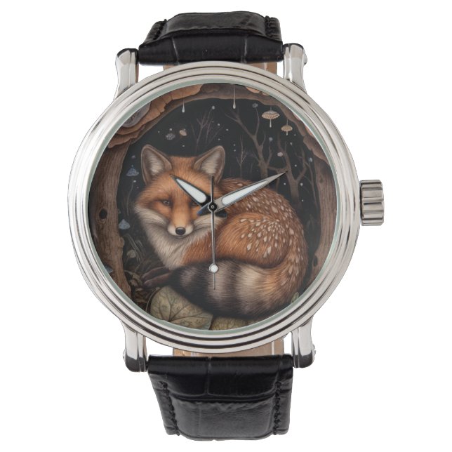 Reloj De Pulsera Midnight Fox Watch (Anverso)