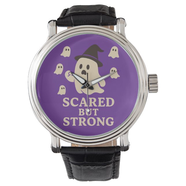 Reloj De Pulsera Miedo pero fuerte (Anverso)