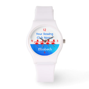 Reloj De Pulsera Miembro del equipo del equipo del club de remo de 