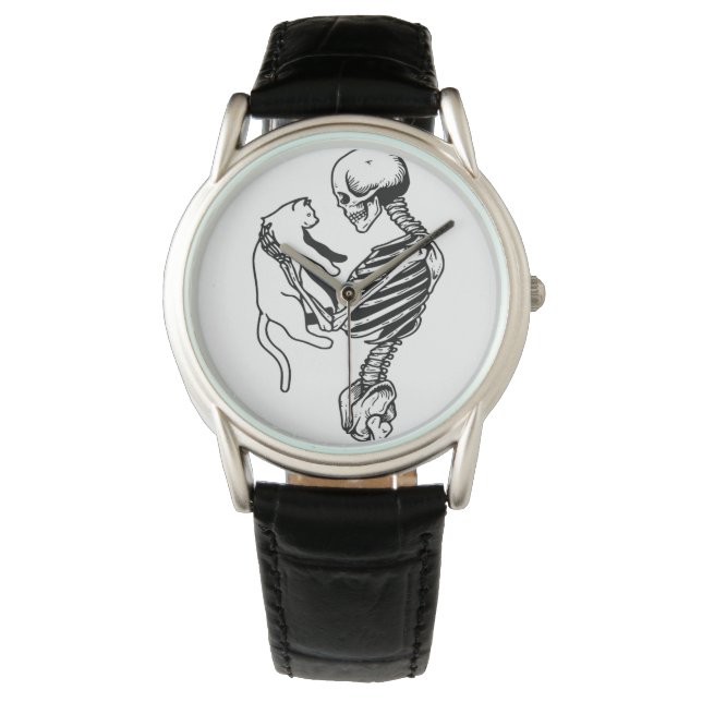 RELOJ DE PULSERA MIÉRCOLES DIVERSOS CAT HALLOWEEN CAT SPOOKY CAT SC (Anverso)