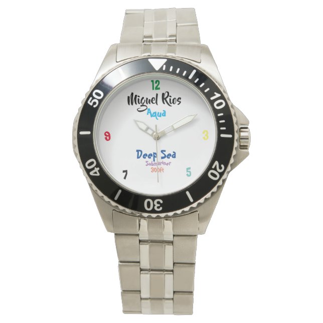 Reloj De Pulsera Miguel Rios Submariner Dive Watch (Anverso)