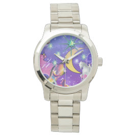 Reloj De Pulsera Mikitiez aquarius galaxia verano cerveza brillante