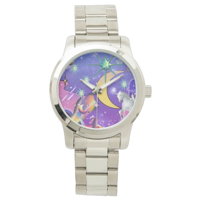 Reloj De Pulsera Mikitiez aquarius galaxia verano cerveza brillante (Anverso)