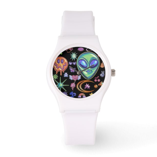 Reloj De Pulsera Mikitiez aquarius galaxia verano resplandor (Anverso)