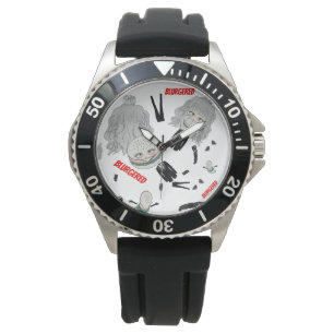 Reloj De Pulsera Mikitiez rubia peinada corbata de traje negro rosa