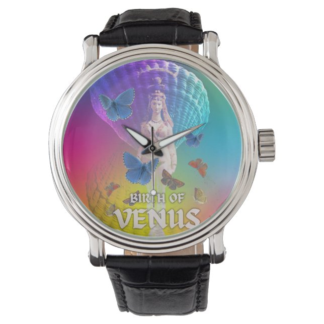 Reloj De Pulsera Mikitiez venus ocean butterfies love olympus (Anverso)