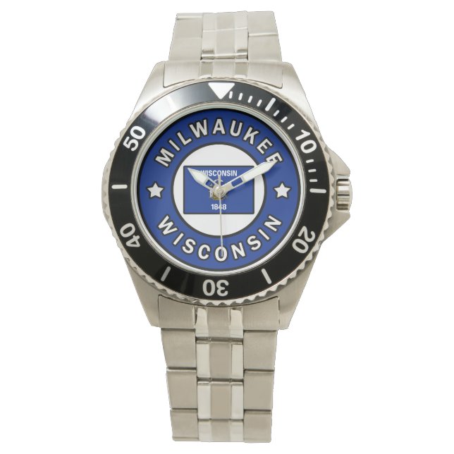 Reloj De Pulsera Milwaukee Wisconsin (Anverso)