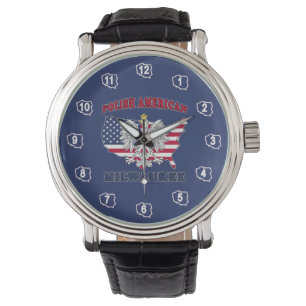 Reloj De Pulsera Milwaukee Wisconsin Polaco