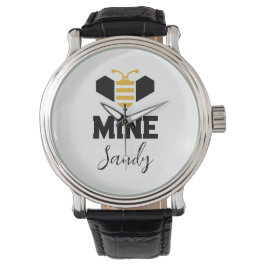 Reloj De Pulsera Mina de abejas (nombre) Regalo romántico Minimalis