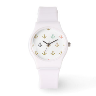 Reloj De Pulsera Mini patrón de anclaje