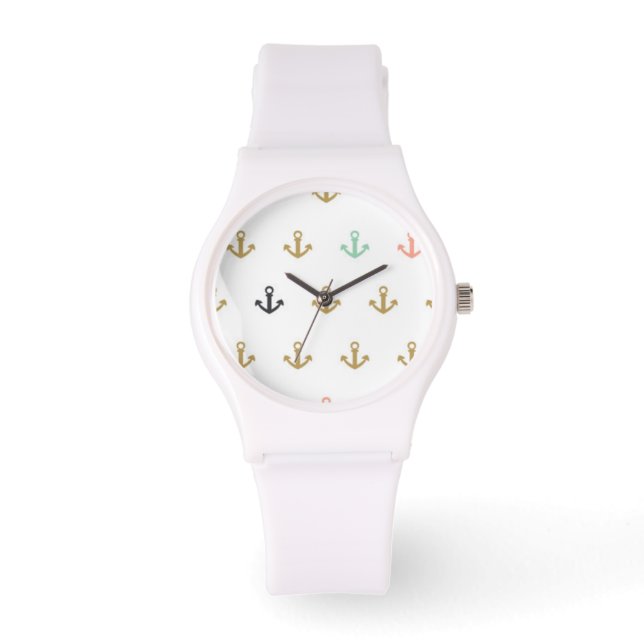 Reloj De Pulsera Mini patrón de anclaje (Anverso)