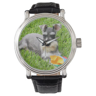 Reloj De Pulsera Miniatura Schnauzer Wrizer Watch
