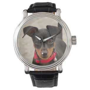 Reloj De Pulsera miniaturizado-piñón negro y óxido