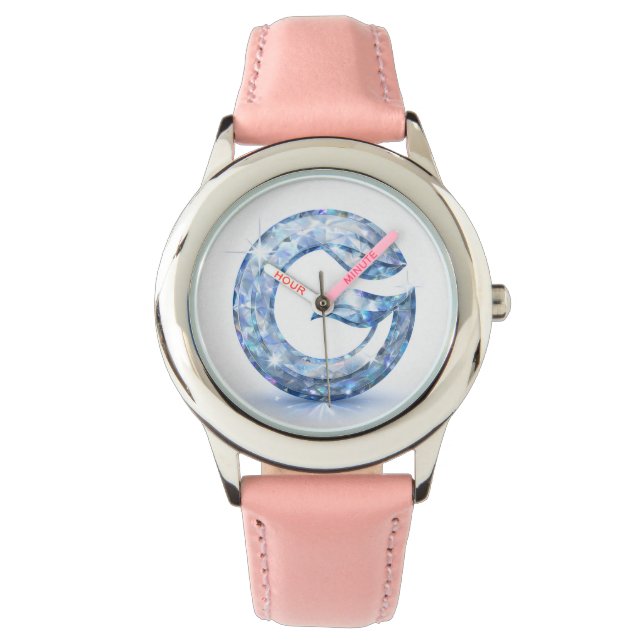 Reloj De Pulsera Minimalist Abstract Letter G  (Anverso)