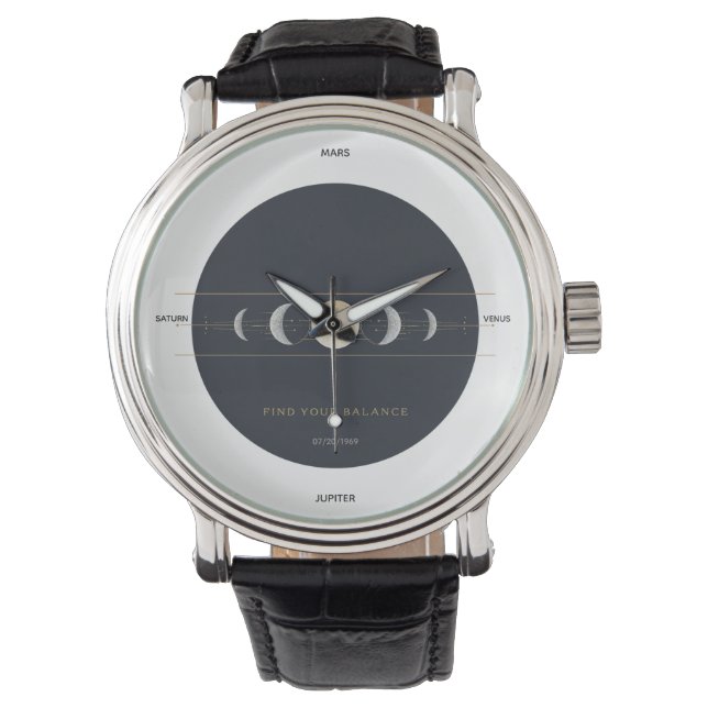 Reloj De Pulsera Minimalist Planetary Alignment Watch (Anverso)