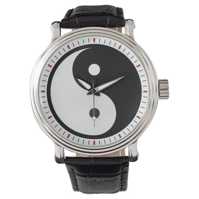 Reloj De Pulsera Minimalist Yin Yang   (Anverso)