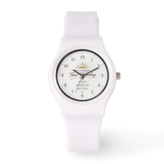 Reloj de pulsera minimalista motivacional