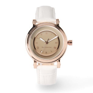 Reloj de pulsera minimalista motivacional