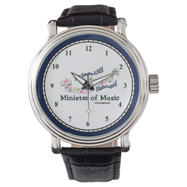 Reloj De Pulsera Ministro de Música (Anverso)