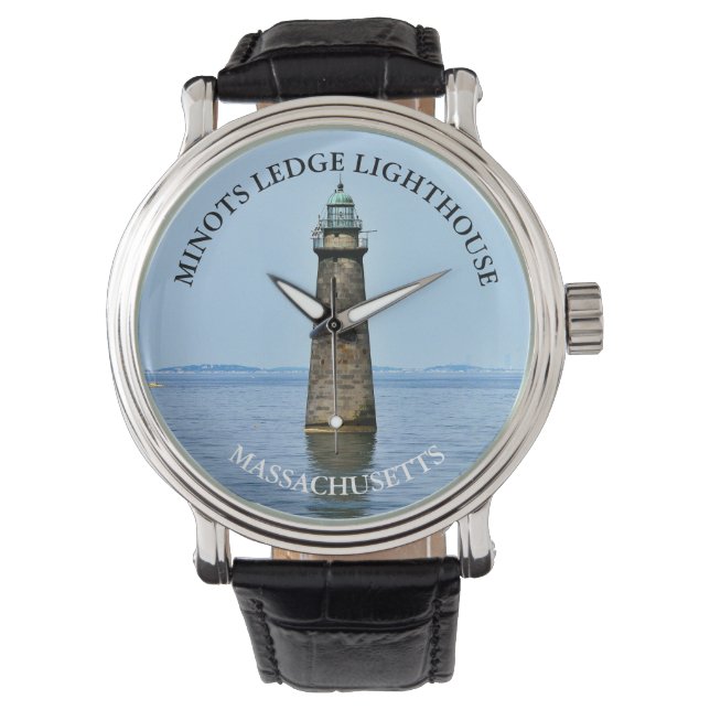 Reloj De Pulsera Minots Ledge Lighthouse Massachusetts eWatch (Anverso)