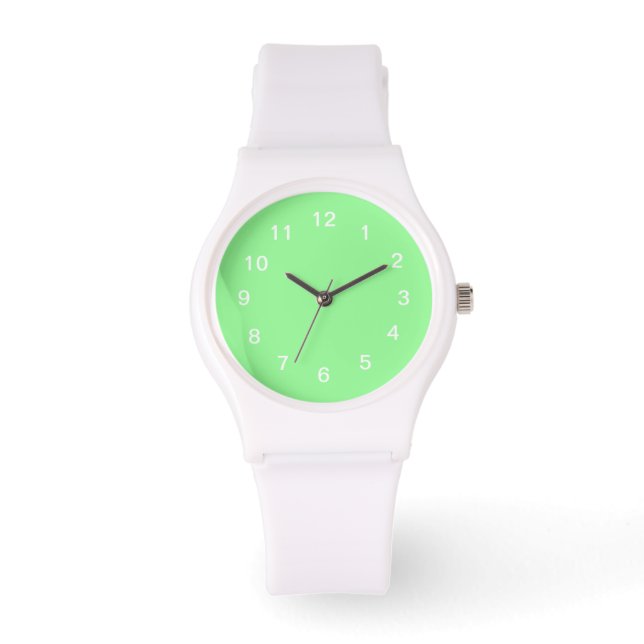Reloj De Pulsera Mint Green (Anverso)