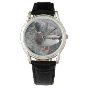 Reloj De Pulsera Mira con el pato en la cara.