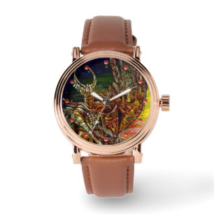 Reloj De Pulsera MIRA DE Fantasía OSCURA Y DRAGON