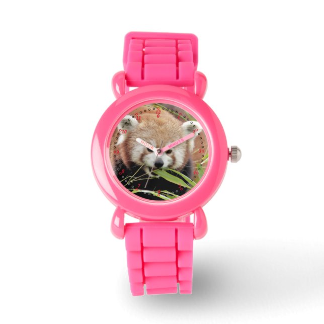 Reloj De Pulsera Mira el panda rojo. Panda roux. (Anverso)