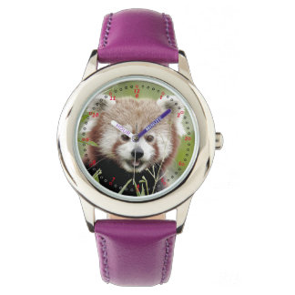 Reloj De Pulsera Mira el panda rojo. Panda roux.
