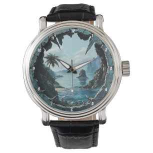 Reloj De Pulsera Mirada Costera" - Ventana Náutica