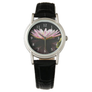 Reloj De Pulsera Mirada de agua rosada de Lotus
