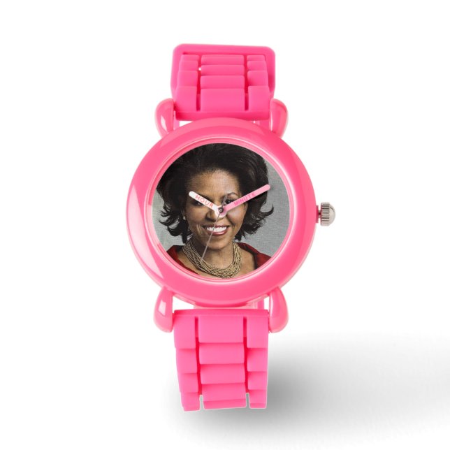 Reloj De Pulsera Mirada de MICHELLE OBAMA (Anverso)