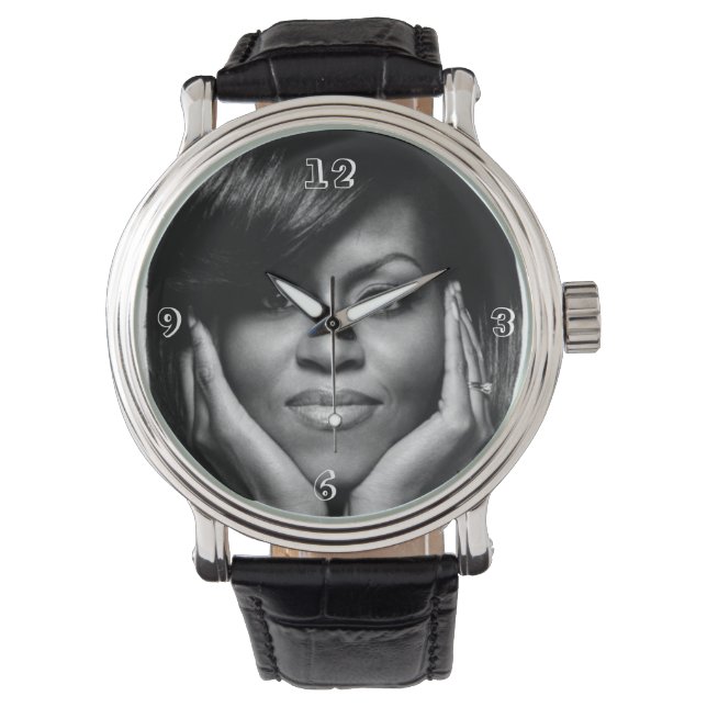 Reloj De Pulsera Mirada de MICHELLE OBAMA (Anverso)