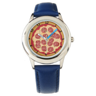 Reloj De Pulsera Mirada pizza con números