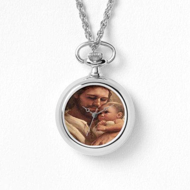 Reloj De Pulsera Miradas cristianas Mateo 11:28 (Anverso)