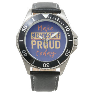 Reloj De Pulsera Miradas de "Hazte orgulloso"